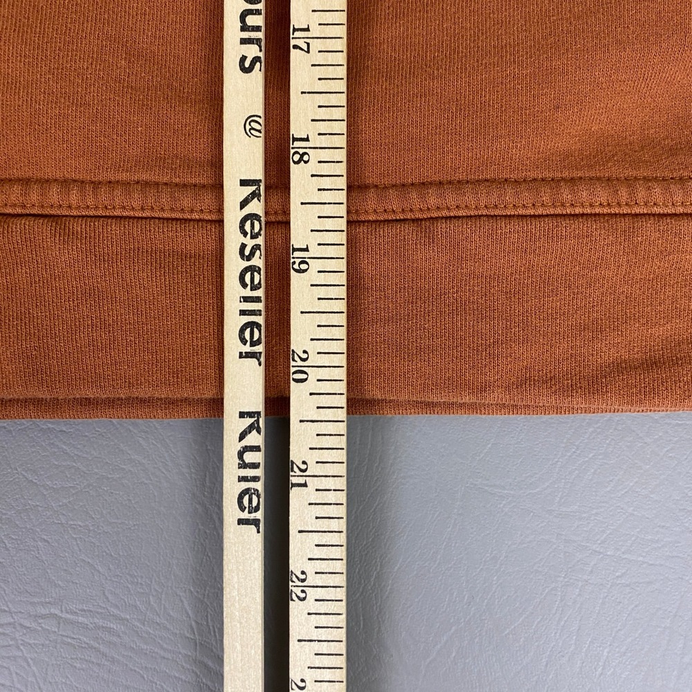 Universal Thread Sweatshirt Large Cropped Rust Or… - image 8